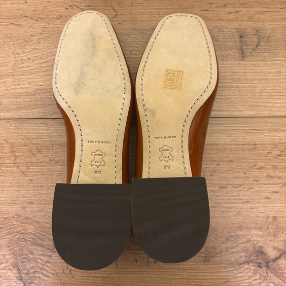 TORY BURCH Georgia Pump Women Size 9 Cuoio Orange Brown Casual Formal Office - Picture 11 of 12